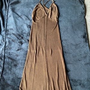 Zara knitted maxi dress
